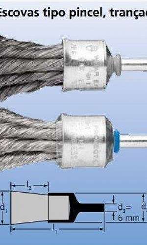 Escova circular trançada Escova circular trançada